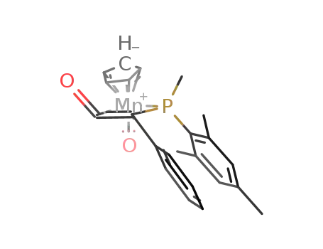 Molecular Structure of 1286835-77-5 ([Mn(cyclopentadienyl)(CO)(OCC(Ph)P(Me)(Mes))])