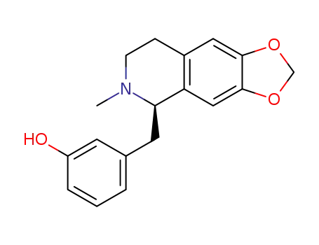 (R)-1-(3-hydroxybenzyl)-6,7-methylenedioxy-2-methyl-1,2,3,4-tetrahydroisoquinoline