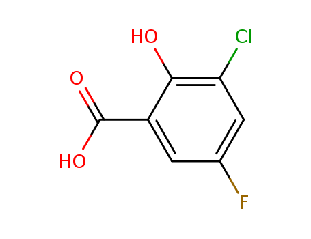 Benzoicacid, 3-chloro-5-fluoro-2-hydroxy-