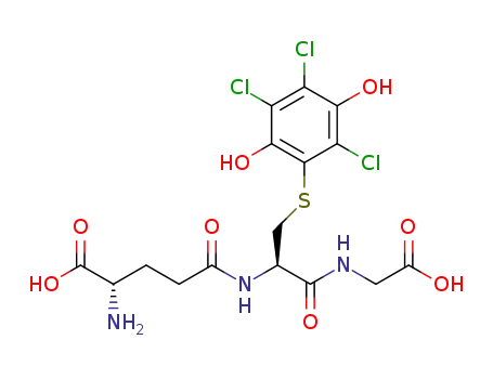 Molecular Structure of 131765-87-2 ((S-glutathionyl)-TriCH)