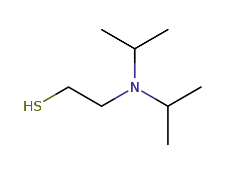 Molecular Structure of 5842-07-9 (Ethanethiol,2-[bis(1-methylethyl)amino]-)