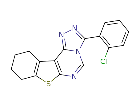 3-(2-chlorophenyl)-9,10,11,12-tetrahydro[1]benzothieno[3,2-e][1,2,4]triazolo[4,3-c]pyrimidine