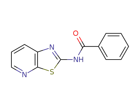 Molecular Structure of 742640-87-5 (Benzamide, N-thiazolo[5,4-b]pyridin-2-yl- (9CI))