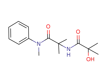 Molecular Structure of 1263796-77-5 (2-(2-hydroxy-2-methylpropanamido)-N-phenyl-N,2-dimethylpropanamide)
