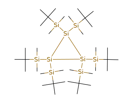 Molecular Structure of 183736-46-1 (Cyclotrisilane, hexakis[(1,1-dimethylethyl)dimethylsilyl]-)