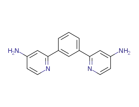 Molecular Structure of 1369963-51-8 (1,3-bis(4-amino-2-pyridyl)benzene)