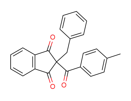 1H-Indene-1,3(2H)-dione, 2-(4-methylbenzoyl)-2-(phenylmethyl)-