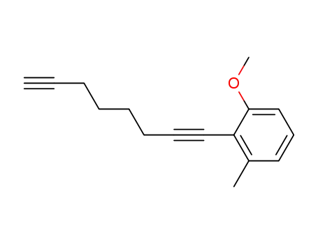 Benzene, 1-methoxy-3-methyl-2-(1,7-octadiynyl)-