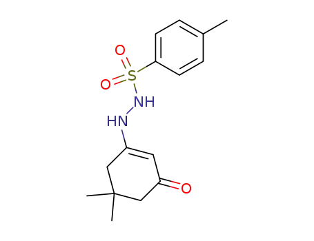 Molecular Structure of 105577-48-8 (N'-(5,5-dimethyl-3-oxo-1-cyclohexenyl)-4-methylbenzenesulfonohydrazide)