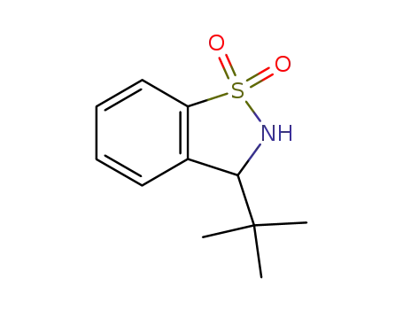 1,2-Benzisothiazole, 3-(1,1-dimethylethyl)-2,3-dihydro-, 1,1-dioxide