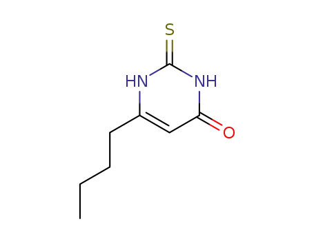 Molecular Structure of 53939-84-7 (2-MERCAPTO-6-PROPYLPYRIMIDIN-4-OL)