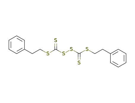 Molecular Structure of 1351859-45-4 (bis(2-phenylethanesulfanylthiocarbonyl)disulfide)