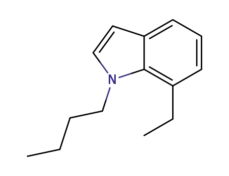 Molecular Structure of 1438278-44-4 (1-butyl-7-ethyl-1H-indole)