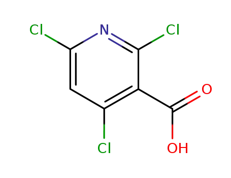 Molecular Structure of 69422-72-6 (2,4,6-TRICHLORONICOTINIC ACID)
