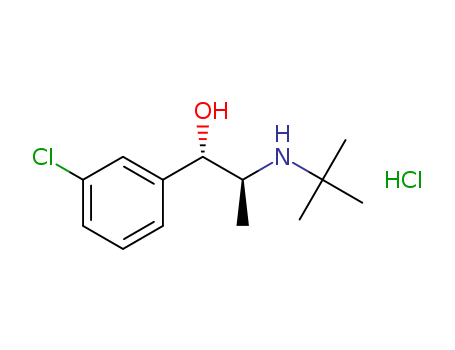 Benzenemethanol,3-chloro-R-[(1R)-1-[(1,1- dimethylethyl)amino]ethyl]-,hydrochloride,(RR)-rel-(80478-42-8)