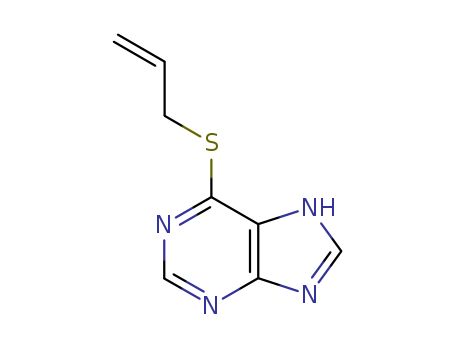 9H-Purine,6-(2-propen-1-ylthio)- cas  5443-88-9