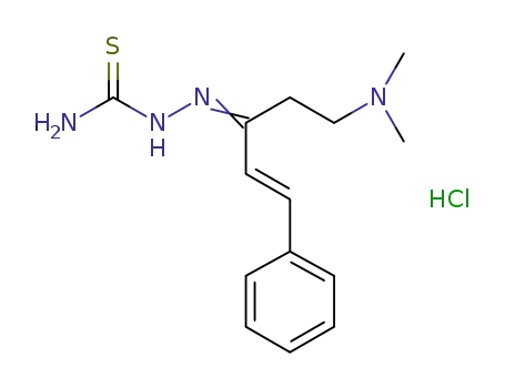 (E)-5-dimethylamino-1-phenylpent-1-en-3-one thiosemicarbazone hydrochloride