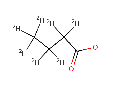Molecular Structure of 73607-83-7 (BUTYRIC-D7 ACID)