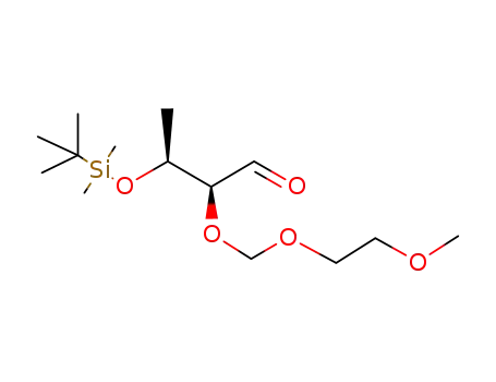 Butanal,
3-[[(1,1-dimethylethyl)dimethylsilyl]oxy]-2-[(2-methoxyethoxy)methoxy]-,
(2S,3S)-