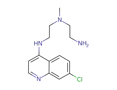 Molecular Structure of 947699-91-4 (N<SUP>1</SUP>-(2-aminoethyl)-N<SUP>2</SUP>-(7-chloroquinolin-4-yl)-N<SUP>1</SUP>-methylethane-1,2-diamine)