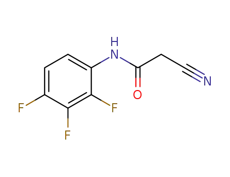 Molecular Structure of 239081-10-8 (2-cyano-N-[(2,3,4-trifluoro)phenyl]acetamide)