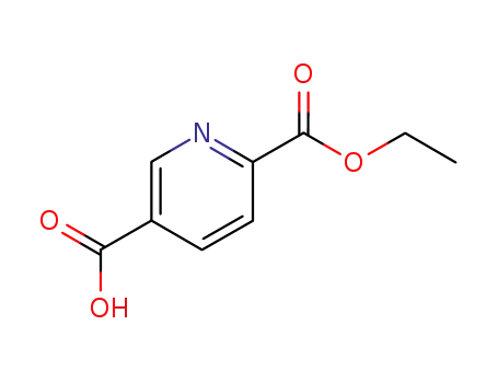 Molecular Structure of 17874-78-1 (6-(Ethoxycarbonyl)nicotinic acid)