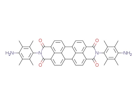 Molecular Structure of 1454647-98-3 (2,9-bis-(4-amino-2,3,5,6-tetramethylphenyl)anthra[2,1,9-def;6,5,10-d′e′f ′]diisoquinolin-1,3,8,10-tetraone)