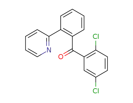 Molecular Structure of 1453098-85-5 ((2,5-dichlorophenyl)(2-(pyridin-2-yl)phenyl)methanone)