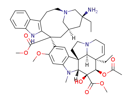Molecular Structure of 1416208-83-7 (20'-aminovinblastine)