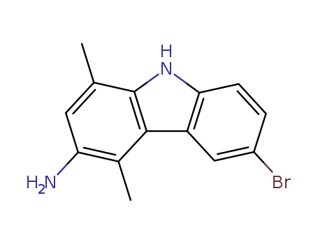 9H-Carbazol-3-amine, 6-bromo-1,4-dimethyl-