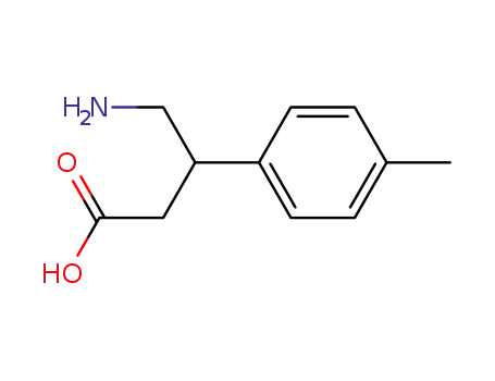 Molecular Structure of 67112-57-6 ((S)-4-Amino-3-p-tolylbutanoic acid)