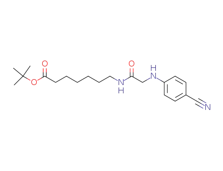 Heptanoic acid, 7-[[[(4-cyanophenyl)amino]acetyl]amino]-,
1,1-dimethylethyl ester