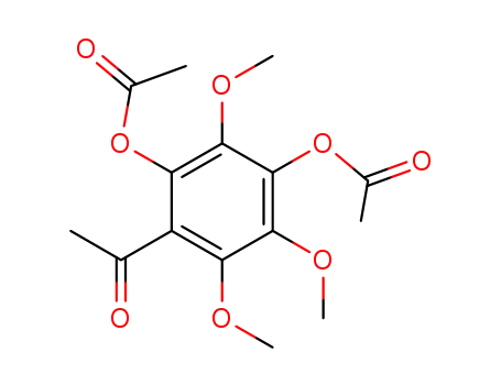 Ethanone, 1-[2,4-bis(acetyloxy)-3,5,6-trimethoxyphenyl]-