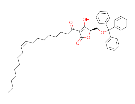 2(5H)-Furanone, 4-hydroxy-3-[(9Z)-1-oxo-9-octadecenyl]-5-[(triphenylmethoxy)methyl]-, (5R)-
