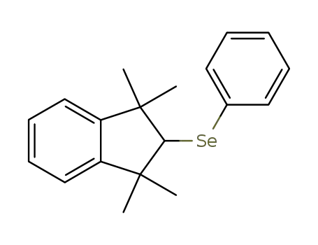1H-Indene, 2,3-dihydro-1,1,3,3-tetramethyl-2-(phenylseleno)-