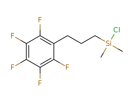 Benzene,1-[3-(chlorodimethylsilyl)propyl]-2,3,4,5,6-pentafluoro-