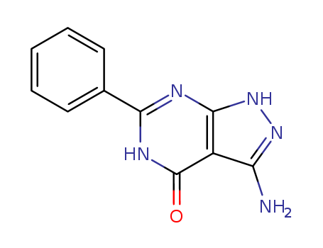 4H-Pyrazolo[3,4-d]pyrimidin-4-one,3-amino-1,5-dihydro-6-phenyl- cas  15908-70-0