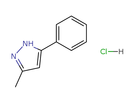 5-methyl-3-phenyl-1H-pyrazole hydrochloride (1:1)
