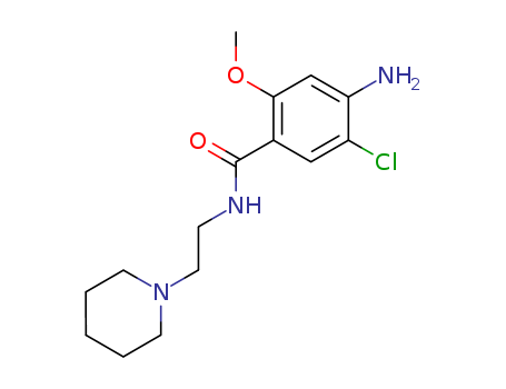Benzamide,4-amino-5-chloro-2-methoxy-N-[2-(1-piperidinyl)ethyl]-