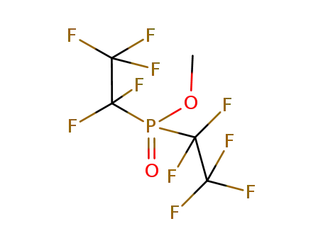 Molecular Structure of 852616-02-5 (methyl ester of bis(pentafluoroethyl)phosphinic acid)