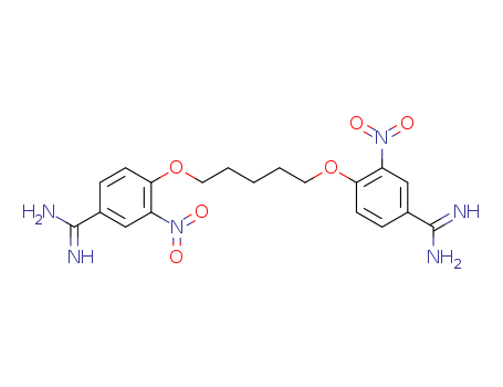 4-[5-(4-CARBAMIMIDOYL-2-NITRO-PHENOXY)PENTOXY]-3-NITRO-BENZENECARBOXIM IDAMIDE