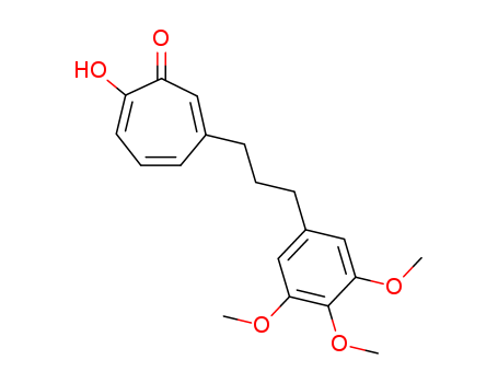 2,4,6-Cycloheptatrien-1-one,2-hydroxy-4-[3-(3,4,5-trimethoxyphenyl)propyl]-