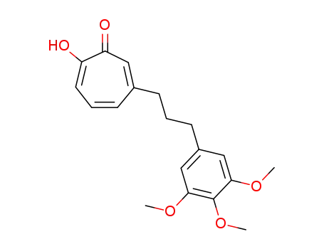 Molecular Structure of 7101-40-8 (2-hydroxy-6-[3-(3,4,5-trimethoxyphenyl)propyl]cyclohepta-2,4,6-trien-1-one)