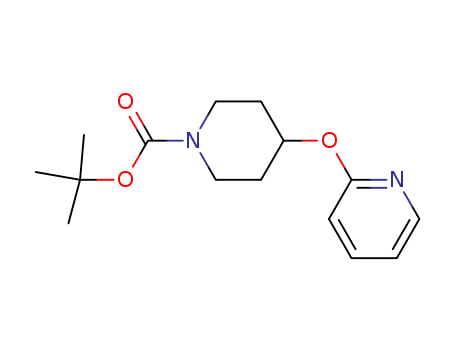 Molecular Structure of 313490-35-6 (1-Boc-4-(2-pyridyloxy)piperidine)