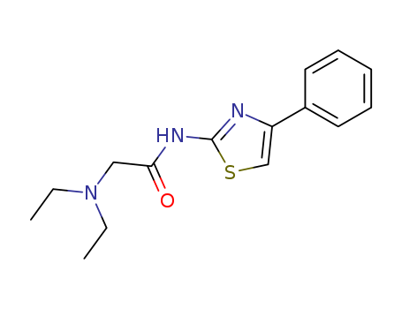 Acetamide, 2-(diethylamino)-N-(4-phenyl-2-thiazolyl)-