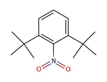 Molecular Structure of 15141-43-2 (Benzene, 1,3-bis(1,1-dimethylethyl)-2-nitro-)