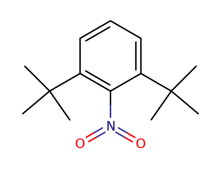 Molecular Structure of 15141-43-2 (Benzene, 1,3-bis(1,1-dimethylethyl)-2-nitro-)