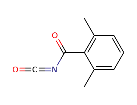 Molecular Structure of 59489-27-9 (Benzoyl isocyanate, 2,6-dimethyl-)