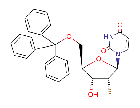 Uridine, 2'-deoxy-2'-fluoro-5'-O-(triphenylmethyl)-