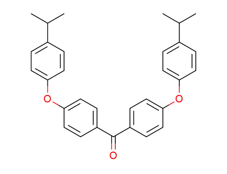 Molecular Structure of 196091-06-2 (Methanone, bis[4-[4-(1-methylethyl)phenoxy]phenyl]-)